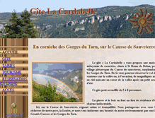 Tablet Screenshot of gite-la-cardabelle.com